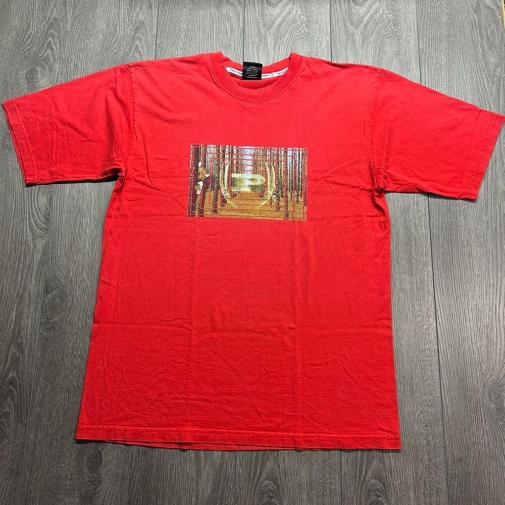 Vintage Phat Farm Red Graphic T-Shirt Mens Large 90s Streetwear Made in USA